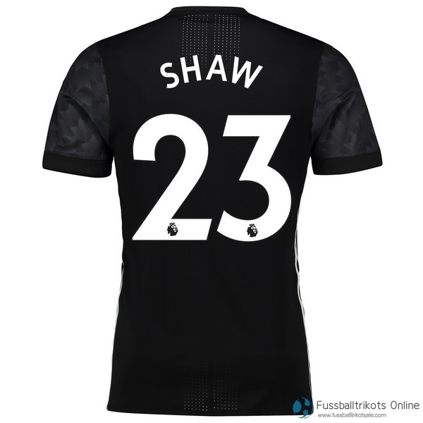 Manchester United Trikot Auswarts Shaw 2017-18 Fussballtrikots Günstig